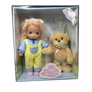 Vtg Precious Moments My Beary Best Friend Trina Doll & Teddy Bear Item 11000 90s